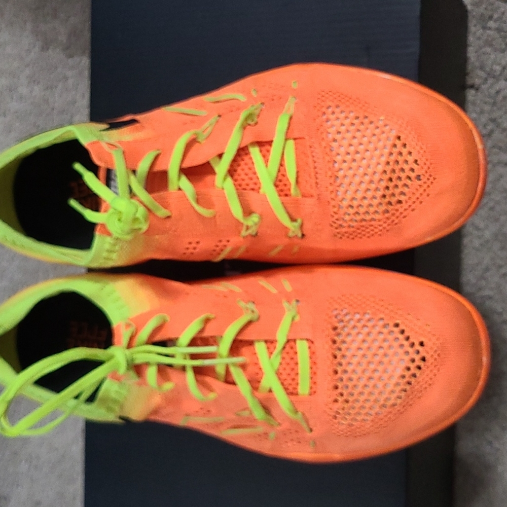 Nike Free TR Focus Flyknit 844817 800 Orange Women's Size 10